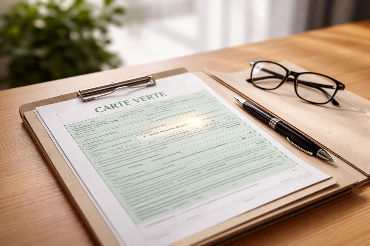 Le numéro de contrat de la carte verte : un élément clé de votre dossier d&rsquo;assurance